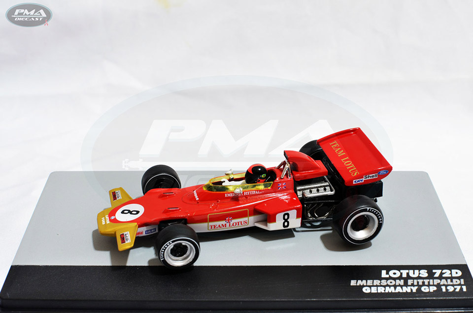 EMERSON FITTIPALDI 1971 LOTUS 72D 1:43